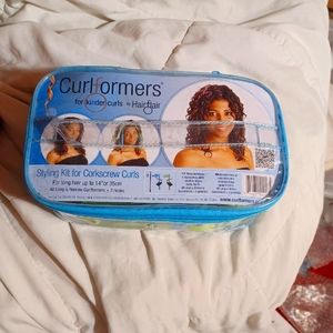 Curlformers Corkscrew hsir curlers with hairstick. 40ct, 20right, 20left twist